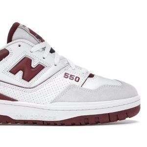 New Balance 550 Sea Salt Burgundy